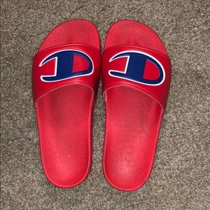 Red Champion Slides